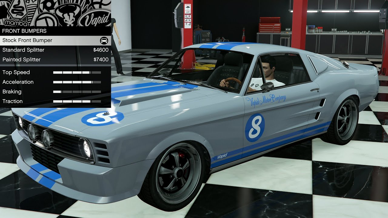 GTA 5 - Past DLC Vehicle Customization - Vapid Ellie (1967 Ford Mustang Shelby GT500)