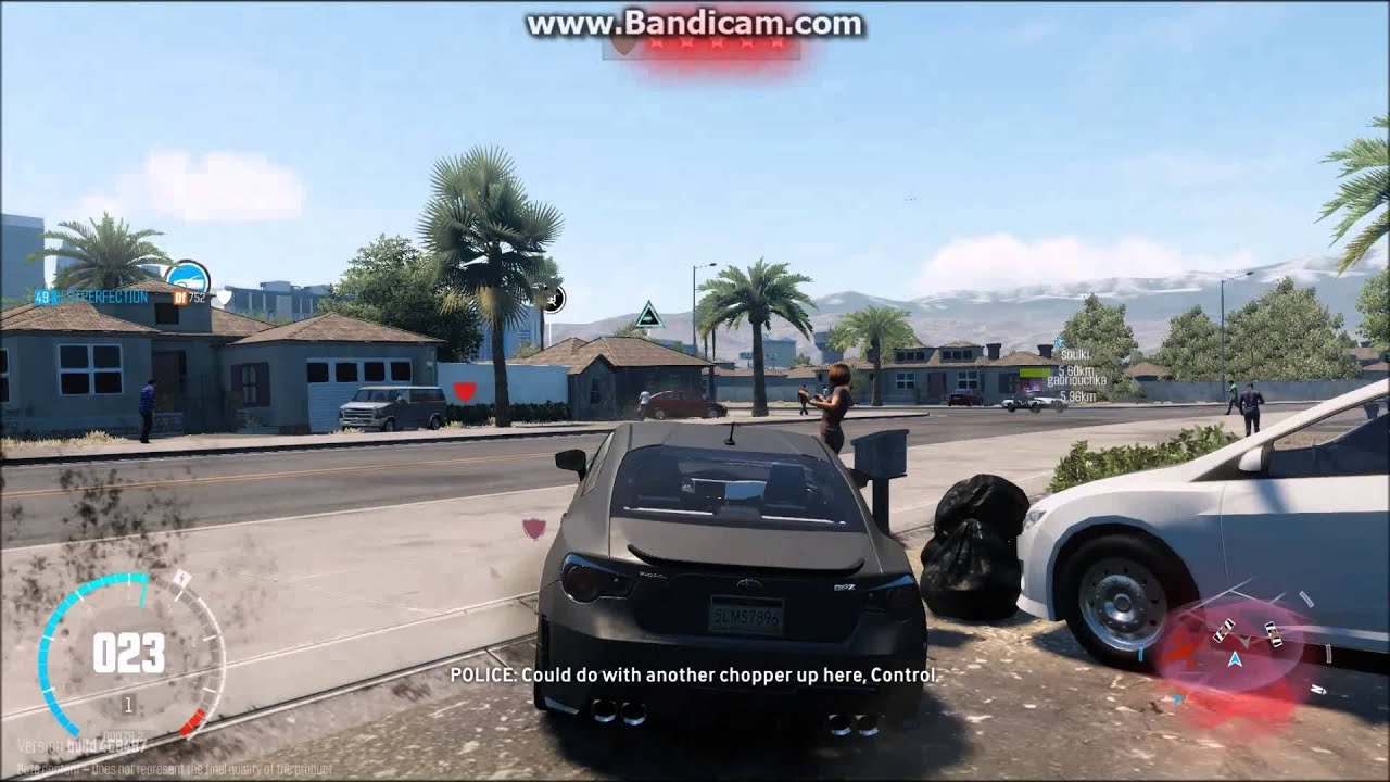 The Crew Wild Run Beta Drift Spec BRZ VS Cops
