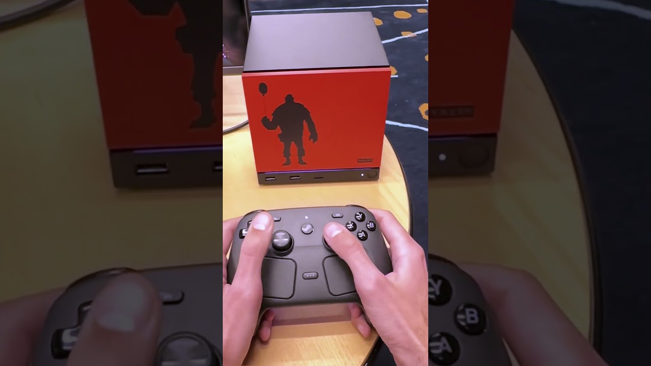 We just saw the Steam Machine, the PC game console that's not much bigger than a box of Kleenex.