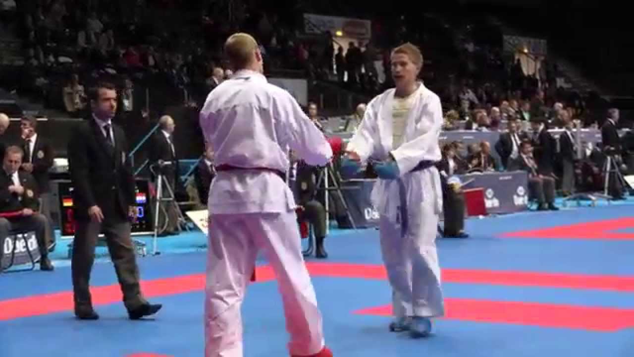 Noah Bitsch vs Rene Small - Male Kumite -75kg - 49th European Karate Championships