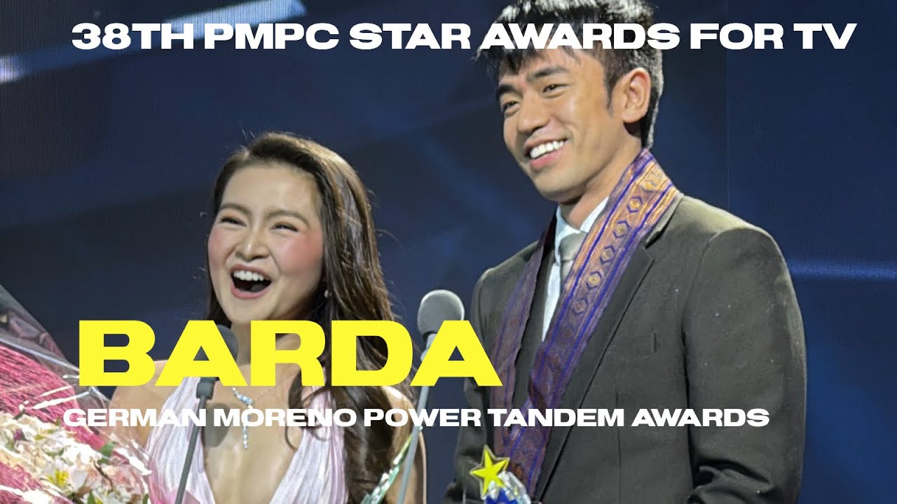 BARBIE FORTEZA and DAVID LICAUCO AT PMPC STAR AWARDS FOR TV