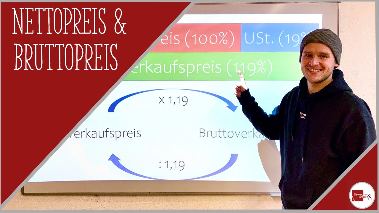 BRUTTO und NETTO berechnen / Mathe / einfach erklärt