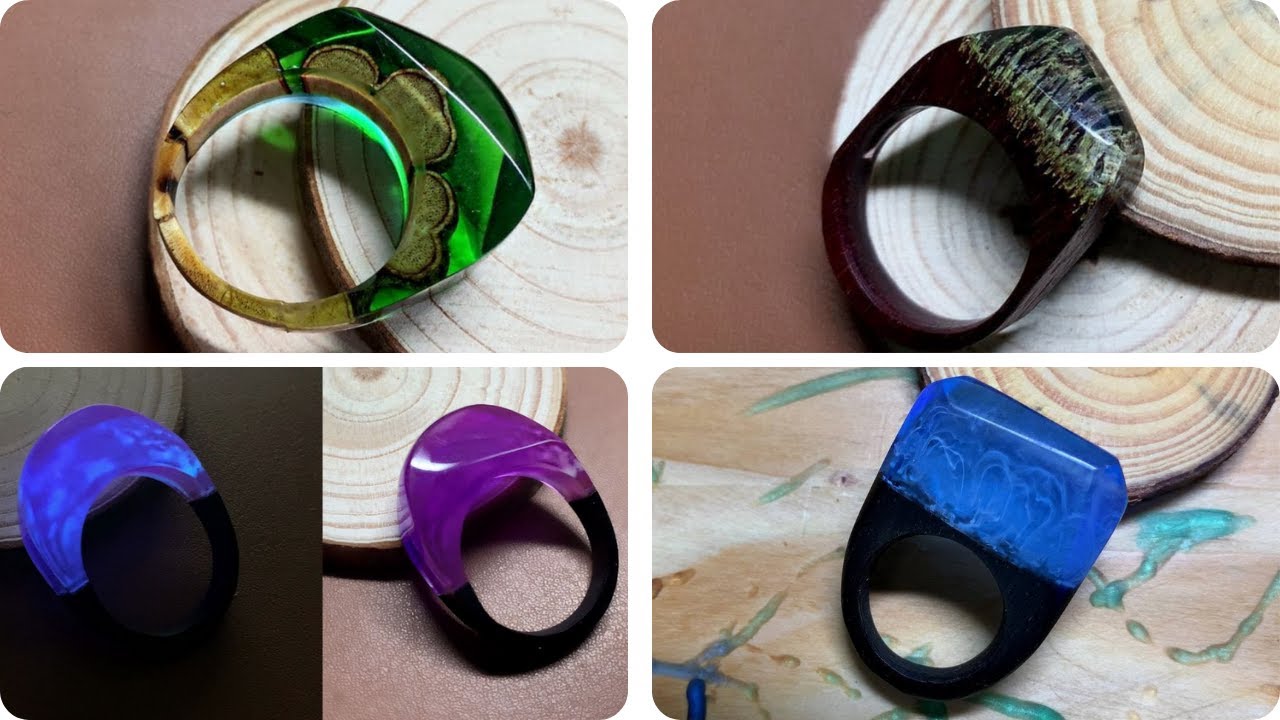 Four Styles of Resin Ring | ResinArt Jewelry | Resin Ring | EasyDIY