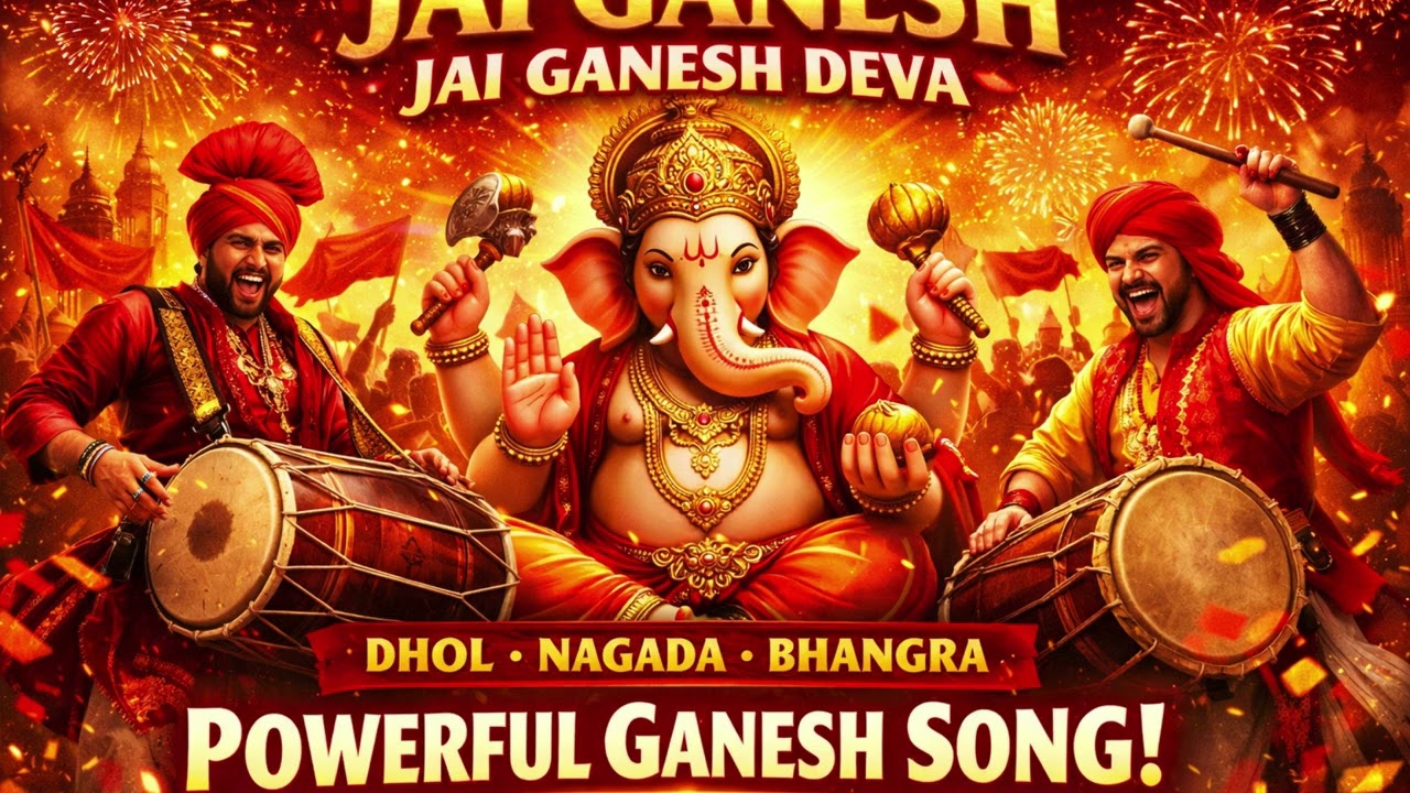 Jai Ganesh Jai Ganesh Deva 🙏 | Powerful Ganesh Bhajan | Ganpati Festival Song 2026 #ganeshbhajan