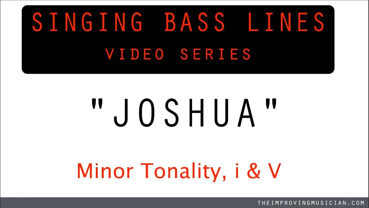 Singing Bass Lines: 