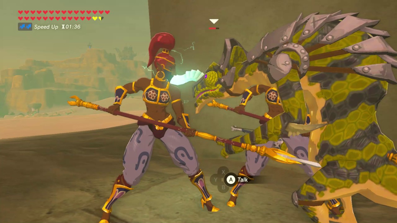 The Legend of Zelda: Breath of The Wild - Bring Lizalfos to Gerudo Town