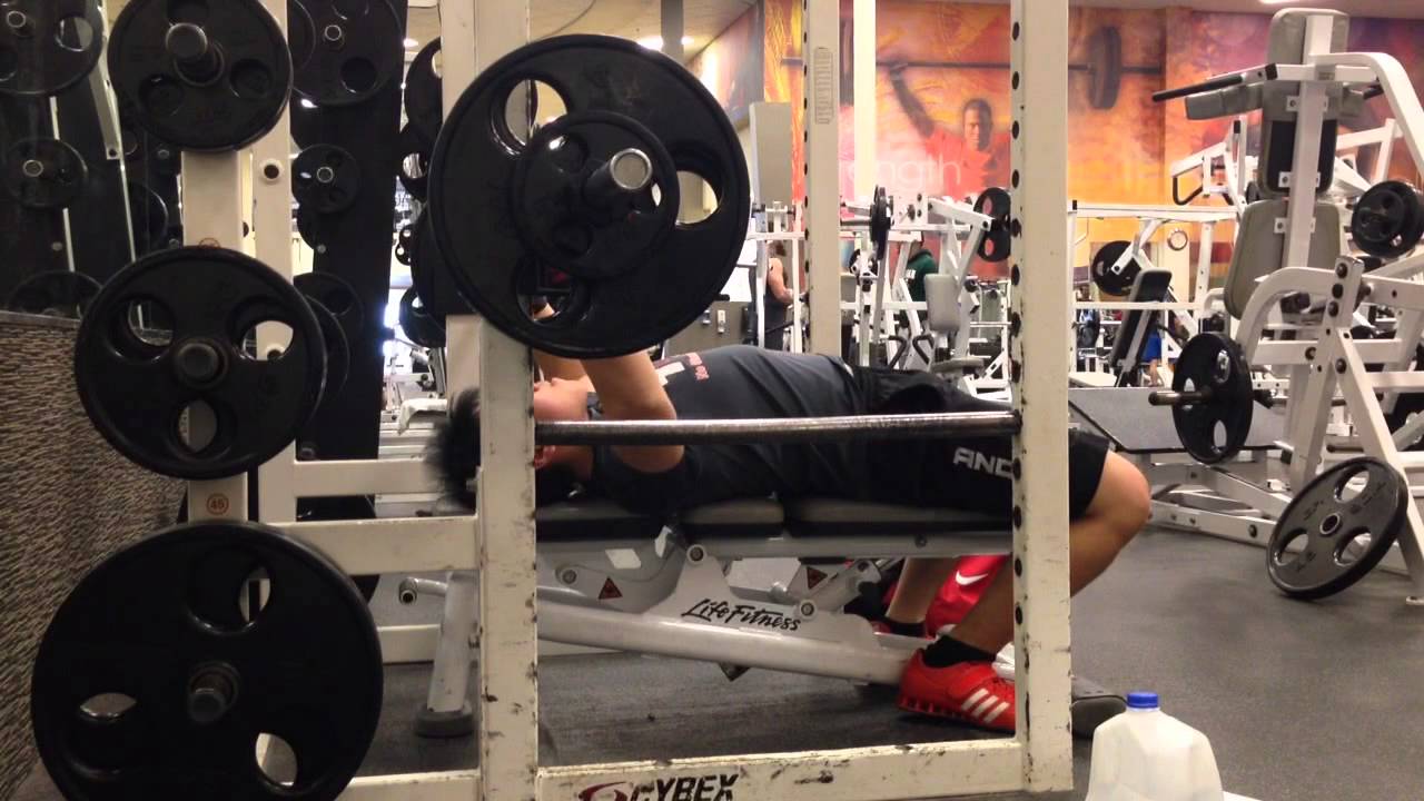 Bench Press 1RM test: 245x1