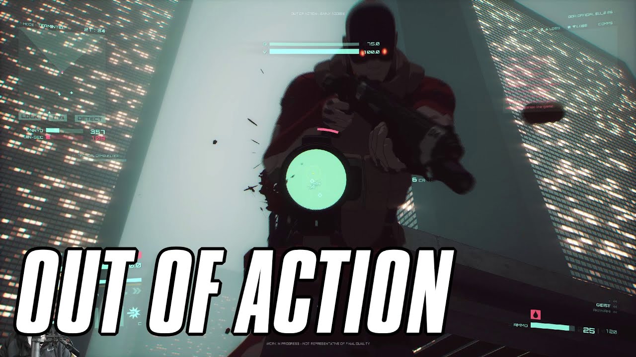 This Cyberpunk Shooter is Full of Rad Dives and Rolls | Out of Action
