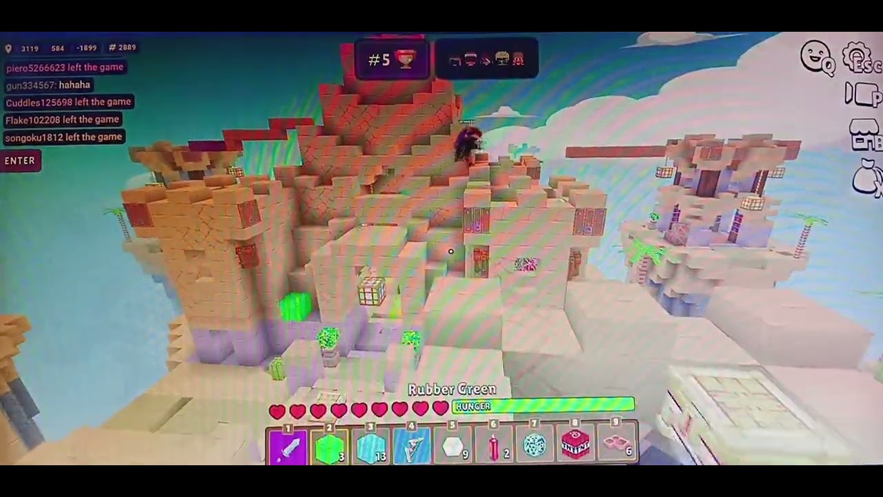 When I see Somebody wants to team up with me, then my response... :) | Minefun.io | Sky wars #2