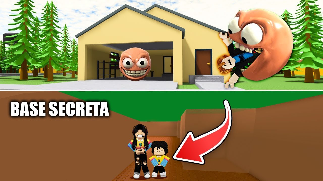 CONSTRUIMOS UNA BASE SECRETA PARA SOBREVIVIR A LAS CABEZAS MUTANTES en roblox | paolazgames