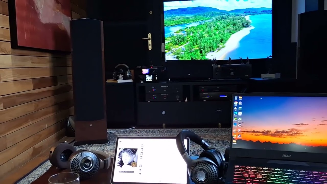 Naim Atom HE + Wiim Ultra  - Hi Res Setup Revel F208 + dual Klipsch Subwoofers 15'