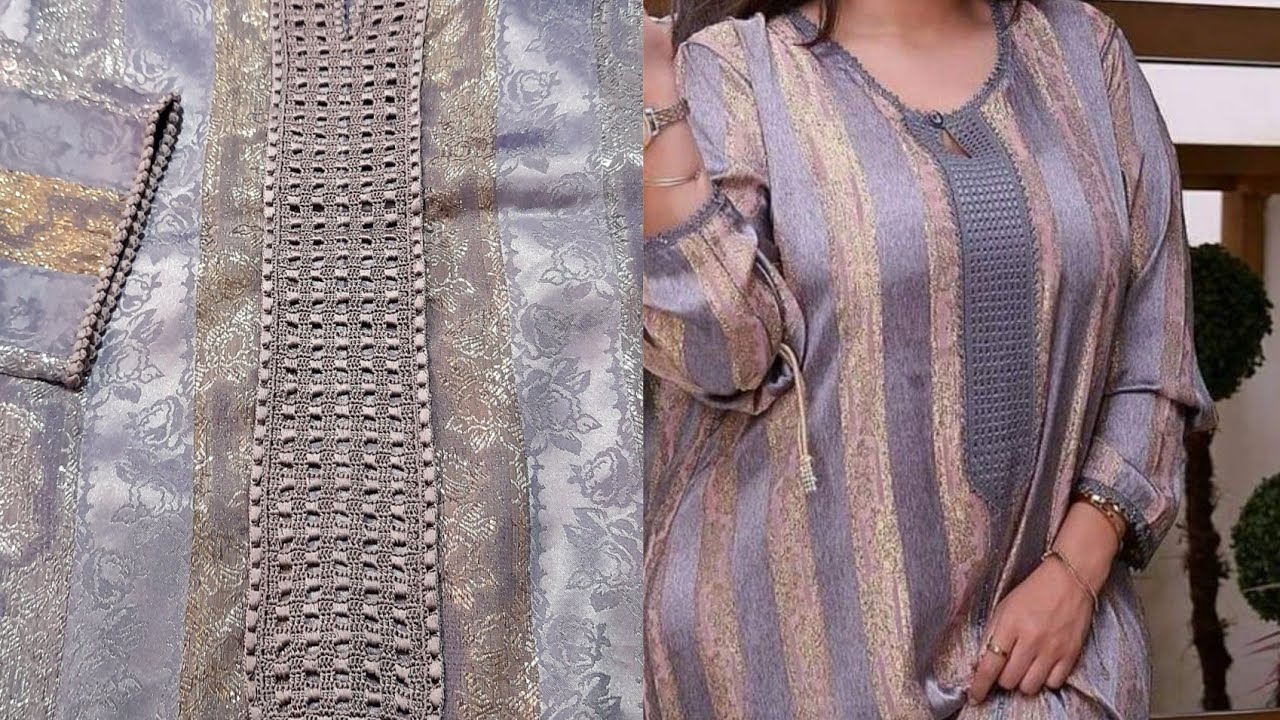 موديل الكرميطة مباشرة على التوب بالكروشيه بديل الرندة جزء التانى