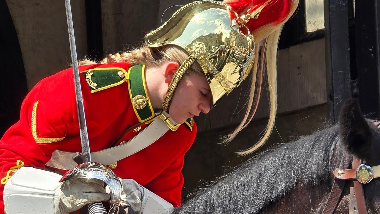 First Ever Female Canadian King's Guard at Horse Guards!