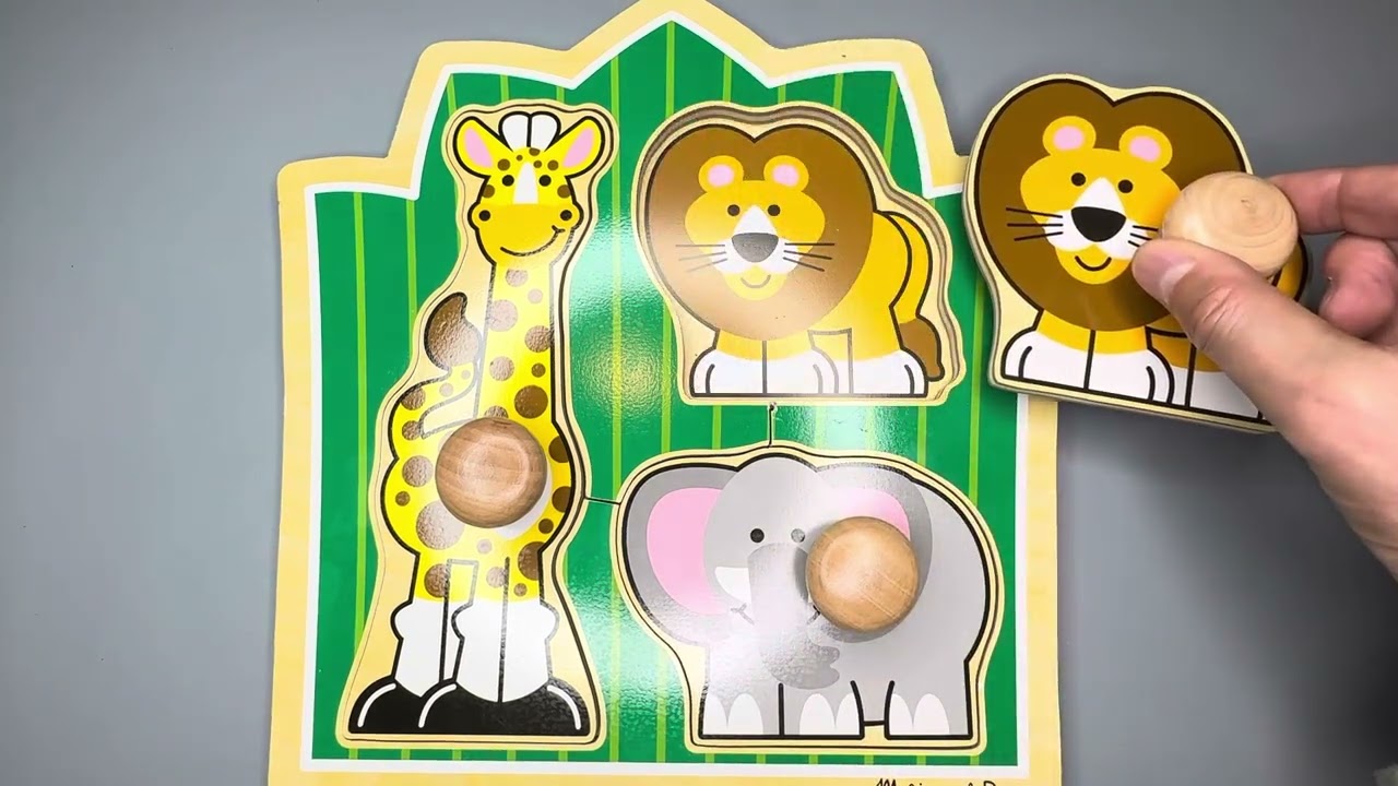 Головоломка «Дикие животные» от Melissa & Doug