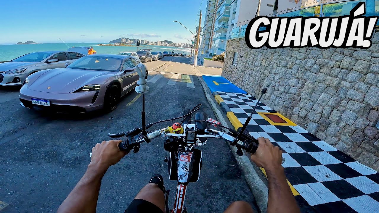 ROLE DE BIKE NO GUARUJA!
