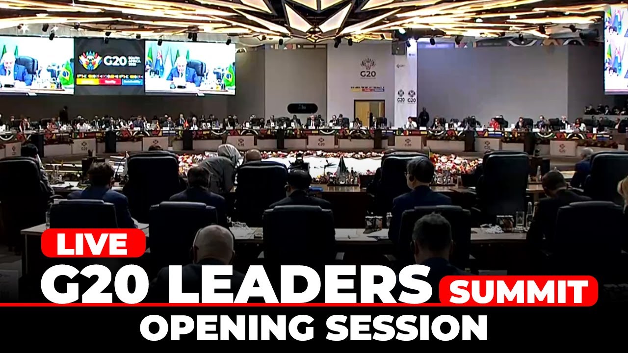LIVE: World leaders attend opening session of G20 Summit | Johannesburg, South Africa