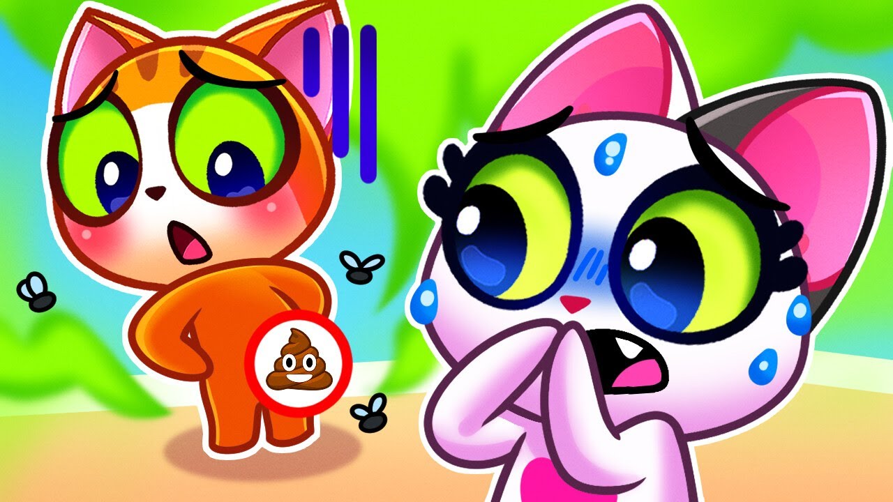 😸💩 Wipe Your Bum-Bums 🚽 Potty Training Catoons for Kids by Purr-Purr Tails 🐾