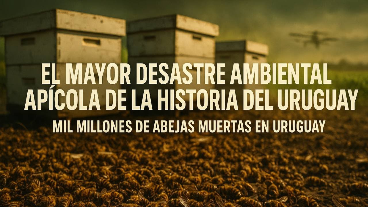 El Mayor DESASTRE ambiental Apicola de la Historia Del Uruguay - Mil Millones de abejas MUERTAS
