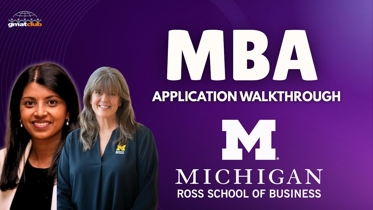 How to Fill out Michigan Ross 2025 MBA Application