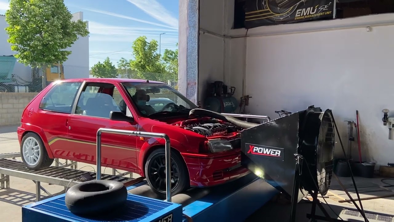 106 Rallye S1 Powered by Psa Race @ Dyno - 220HP