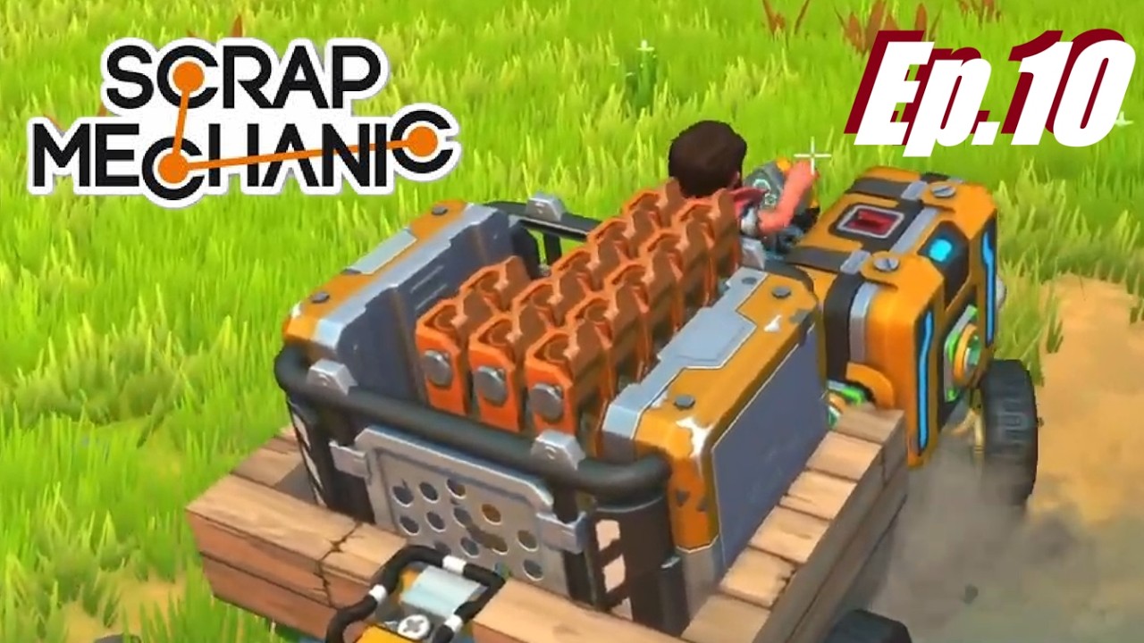Hunting Bots ! Scrap Mechanic - Ep.10 (Gameplay Eng 1080p)