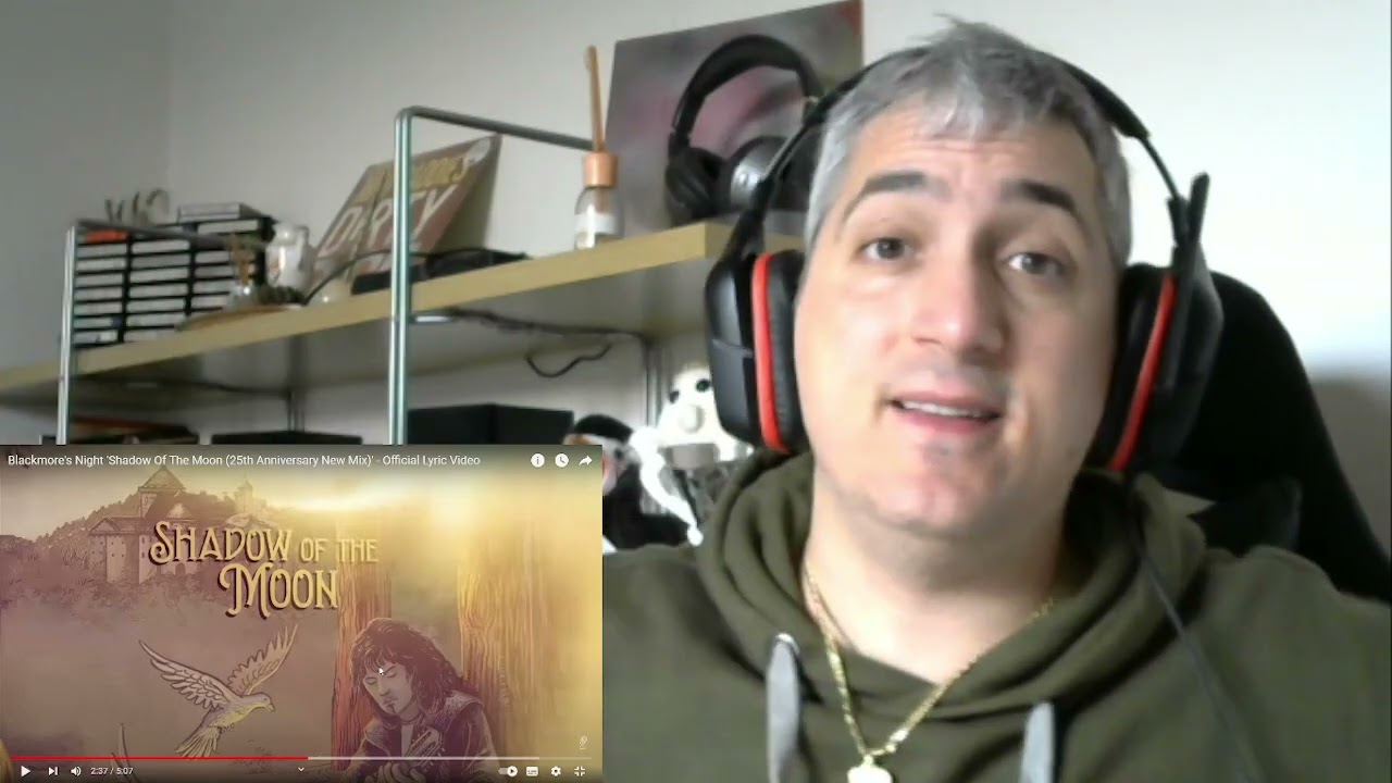 Blackmore's Night Shadow Of The Moon (new mix) reaction Punk Rock Head Singer& Bassist James Giacomo