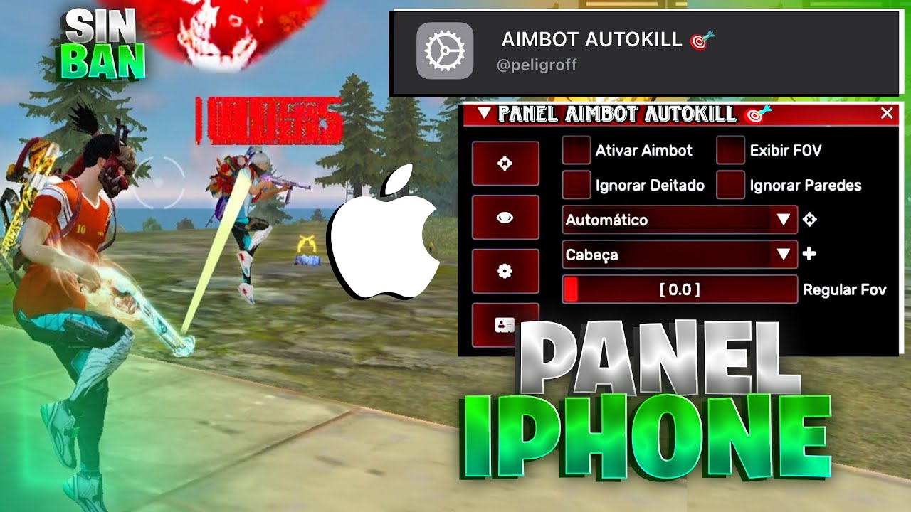 PANEL AIMBOT AUTOKILL 🎯 AIMBOT AUTO APUNTADO 999% 👹 IOS iPHONE 📲  FREE FIRE 2025