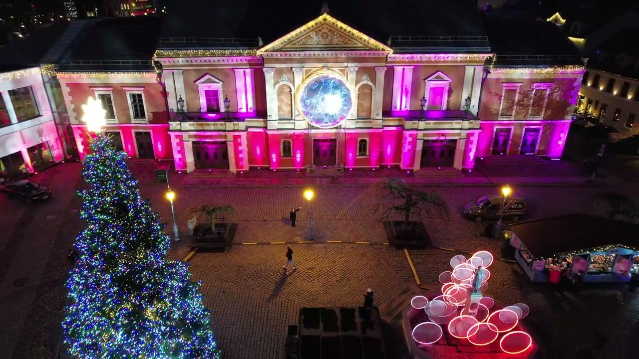 Klaipėdos eglutė. Teatro aik&scaron;tė. Klaipėda(Memel), Lietuva (Lithuania) 2025-12-12