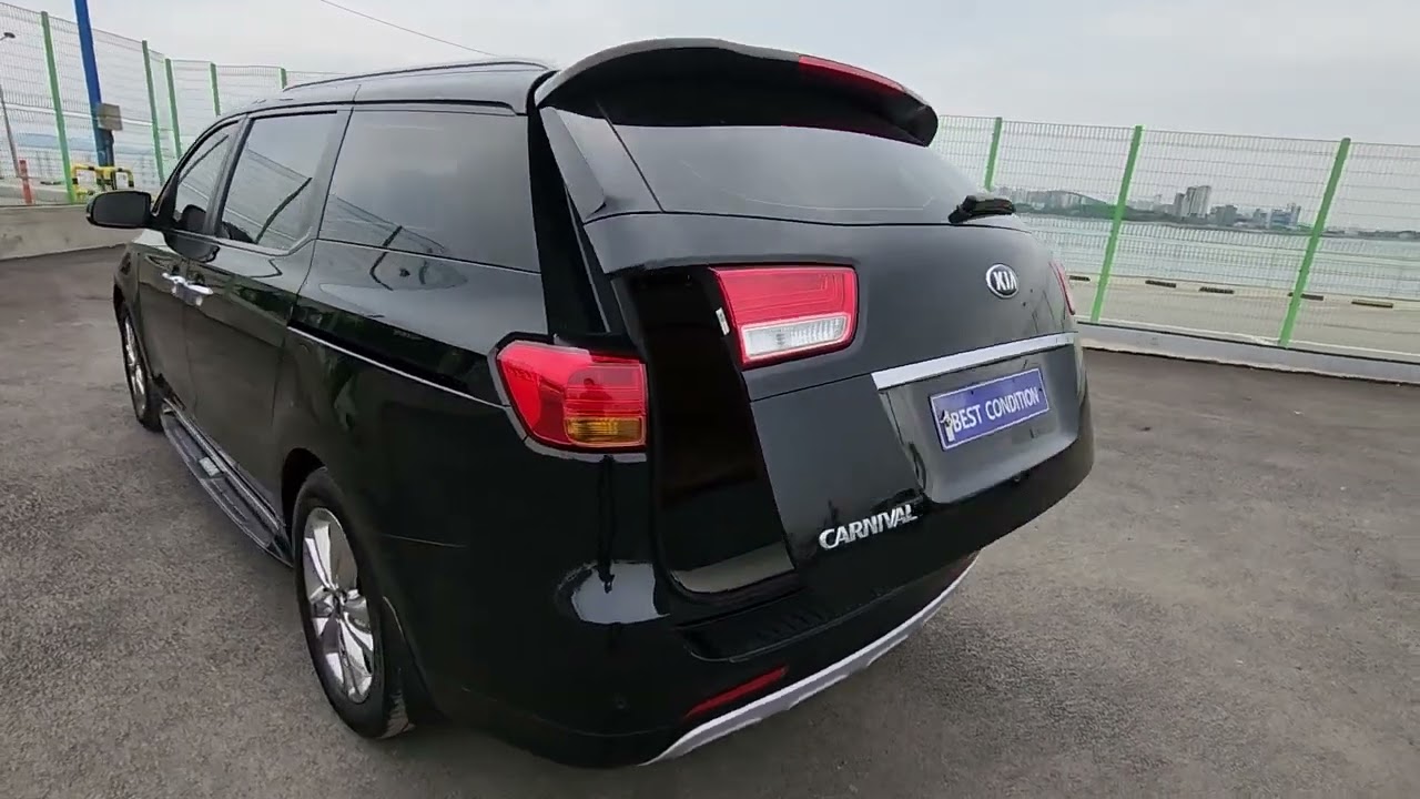 KIA CARNIVAL 2015 DIESEL 2,199CC 4X2 AUTOMATICA 8 PASAJEROS NEGRO