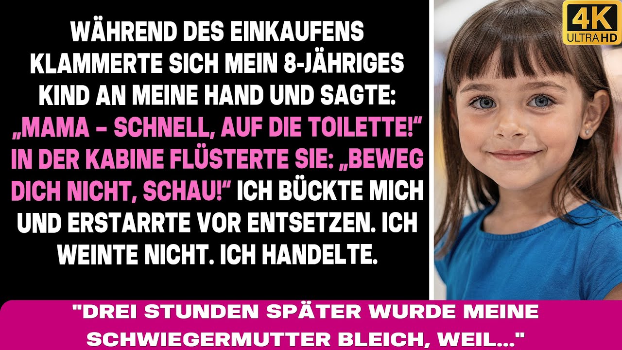 "Pssst! Nicht bewegen!", flüsterte meine Tochter. Ich sah hin und ERSTARRTE. Dann kam sie...