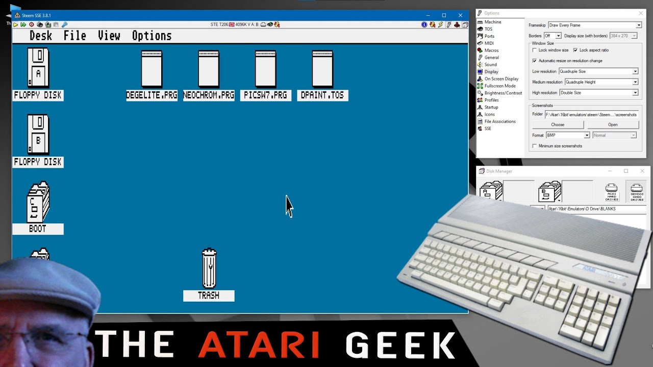 The Best Atari ST Emulator - STeem SSE - Initial Setup and Configuration