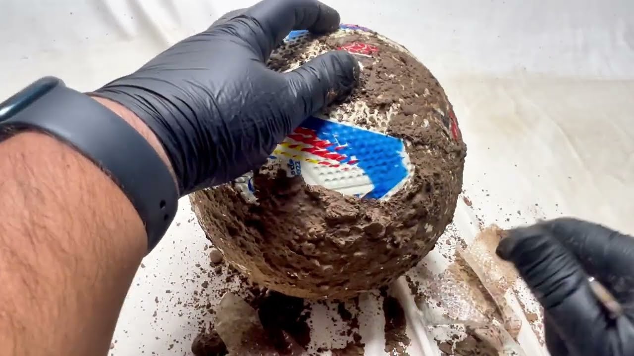 (ASMR) I Cleaned The DIRTIEST Club World CupFinal Match Ball!