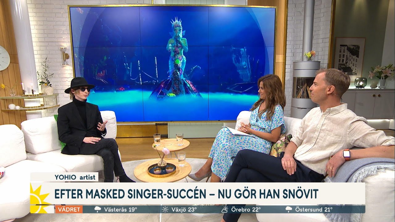 Yohio om Masked Singer: ”En extremt bisarr upplevelse” | Nyhetsmorgon | TV4 & TV4 Play