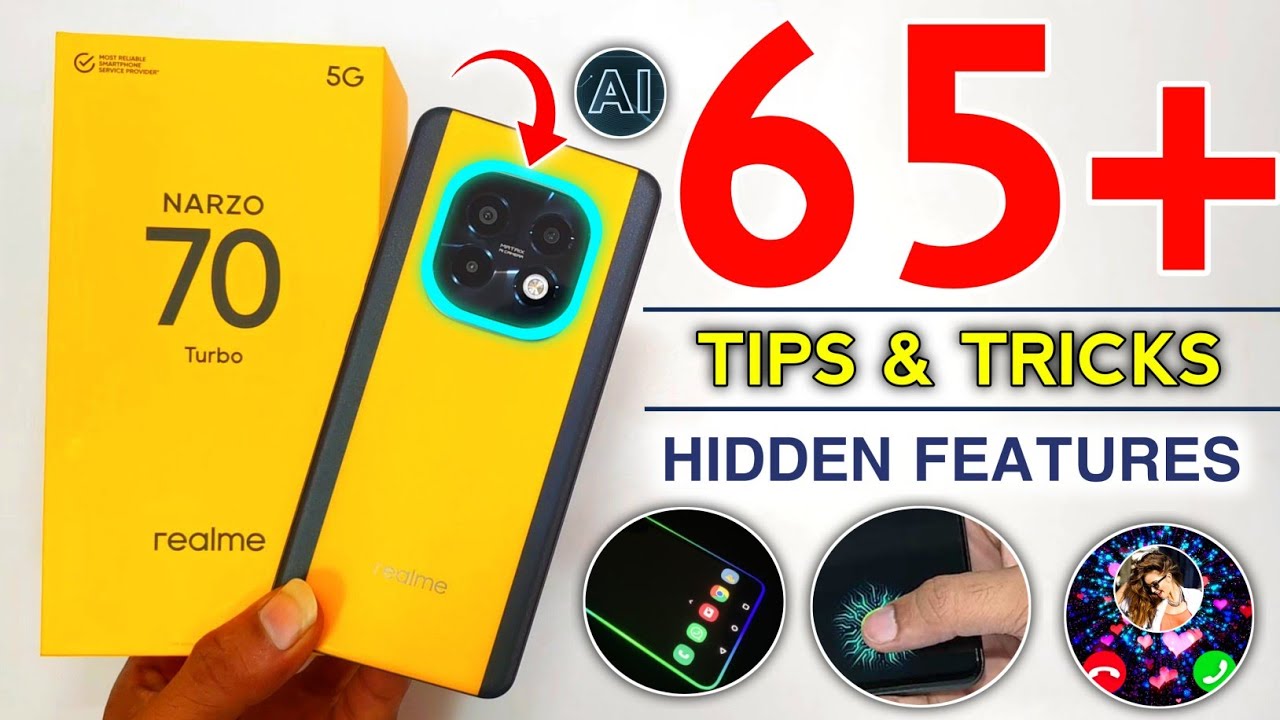 Realme Narzo 70 Turbo 5G Tips And Tricks In Hindi | Realme Narzo 70 Turbo 5G Top 65+ Hidden Features