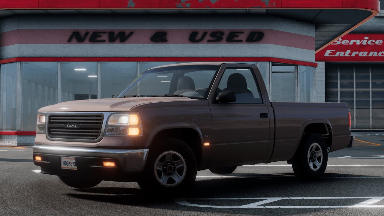 2002 Gavril D15 Single Cab POV Drive | BeamNG.Drive