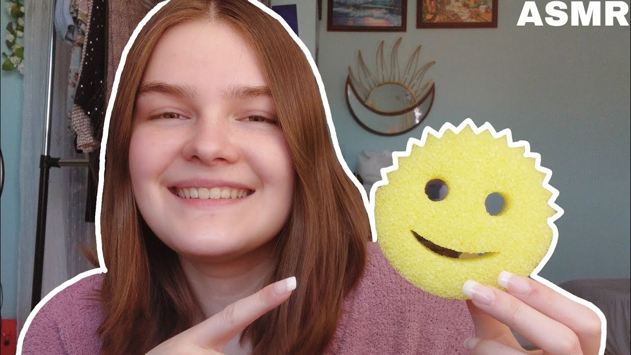FAST AND AGGRESSIVE SCRUB DADDY TRIGGER 🧽 ASMR