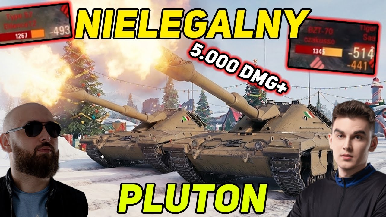 To jest ZBYT OP!! Pluton 2 x Coccodrillo niszczy randoma. ⚠️⚠️⚠️