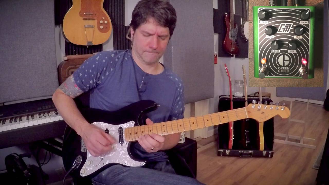 Greenchild G777 dual overdrive pedal demo video by Todd Mihan