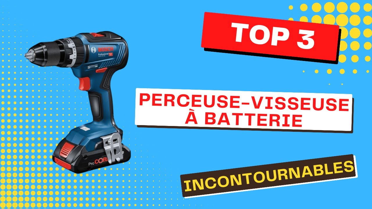 Le Top 3: Meilleures perceuses visseuses à percussion à batterie, puissance et précision !