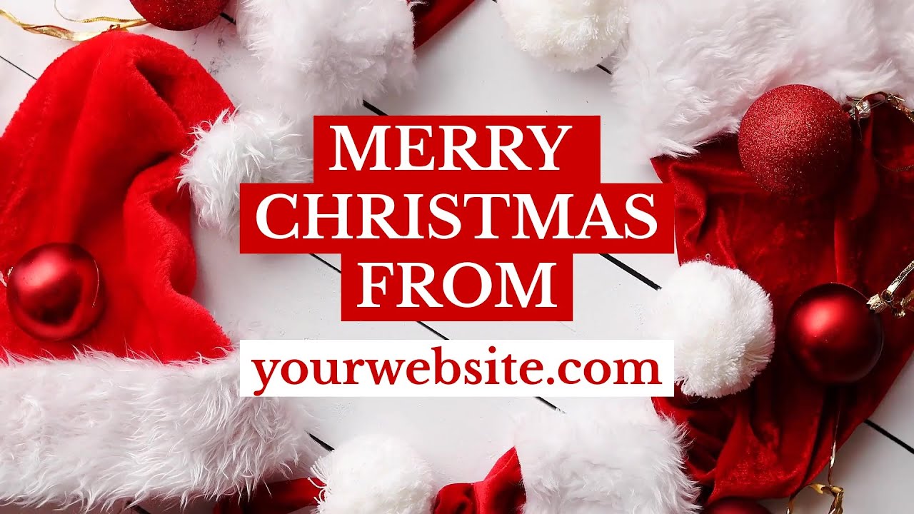 Christmas Day Video Template (Editable)