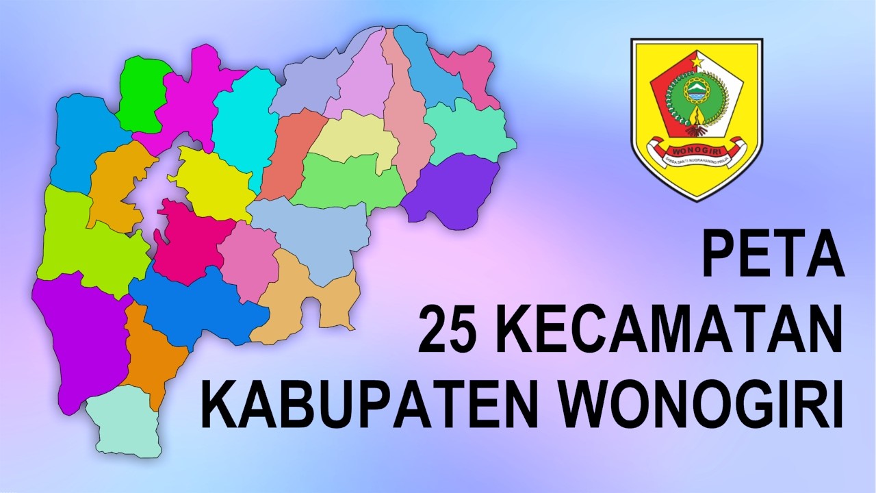 PETA KECAMATAN KABUPATEN WONOGIRI 2026