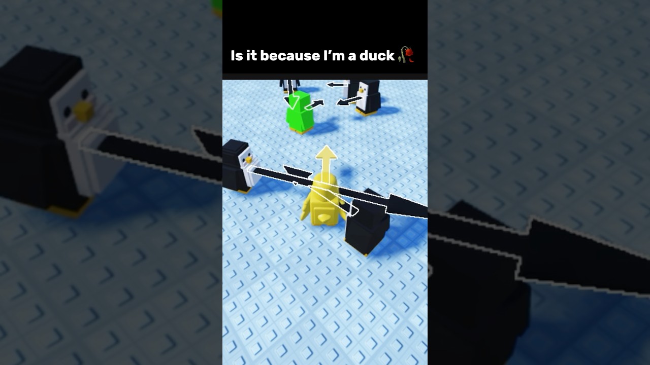 They hate ducks |ROBLOX KNOCKOUT #roblox #anklebreakers #knockout #memes #funny