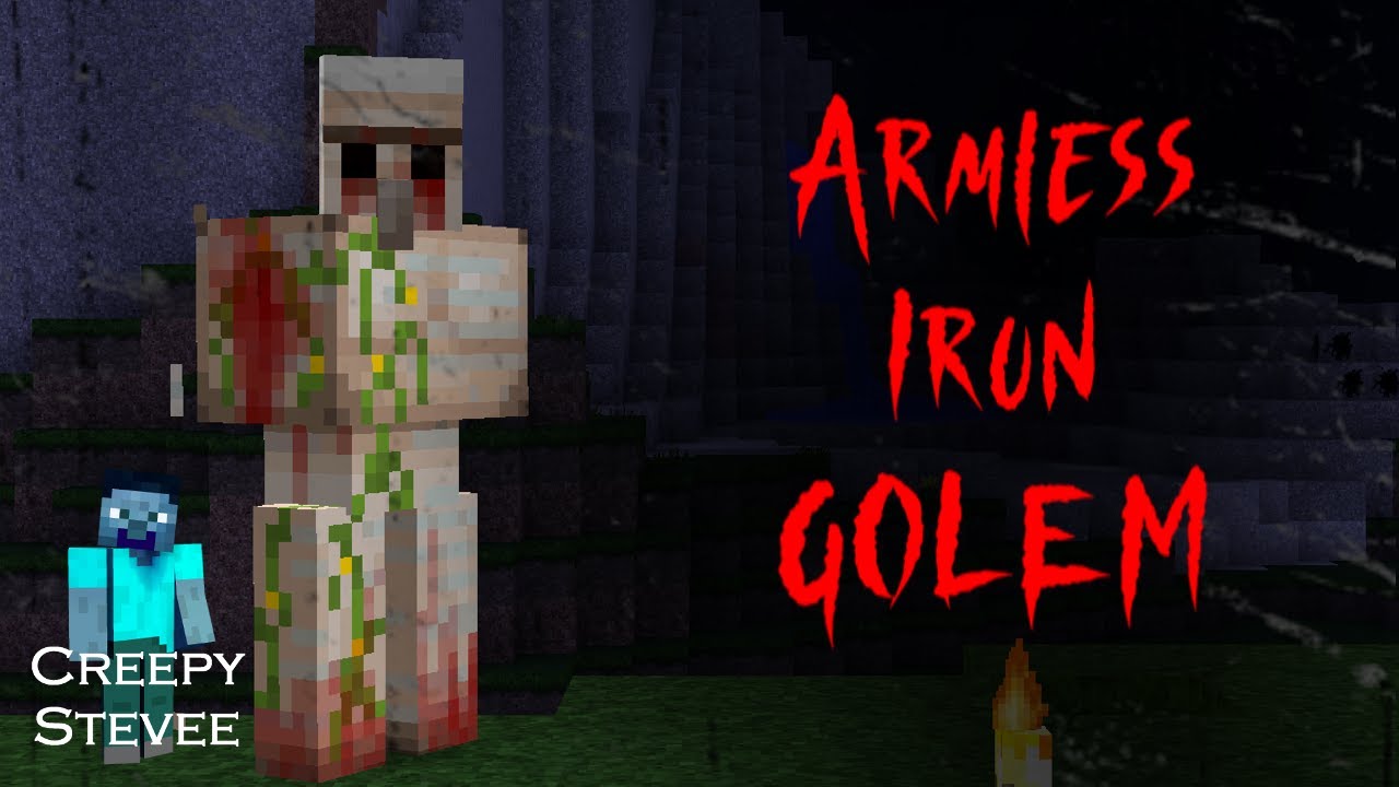 If you see a golem without arms, Run away NOW! Minecraft Creepypasta
