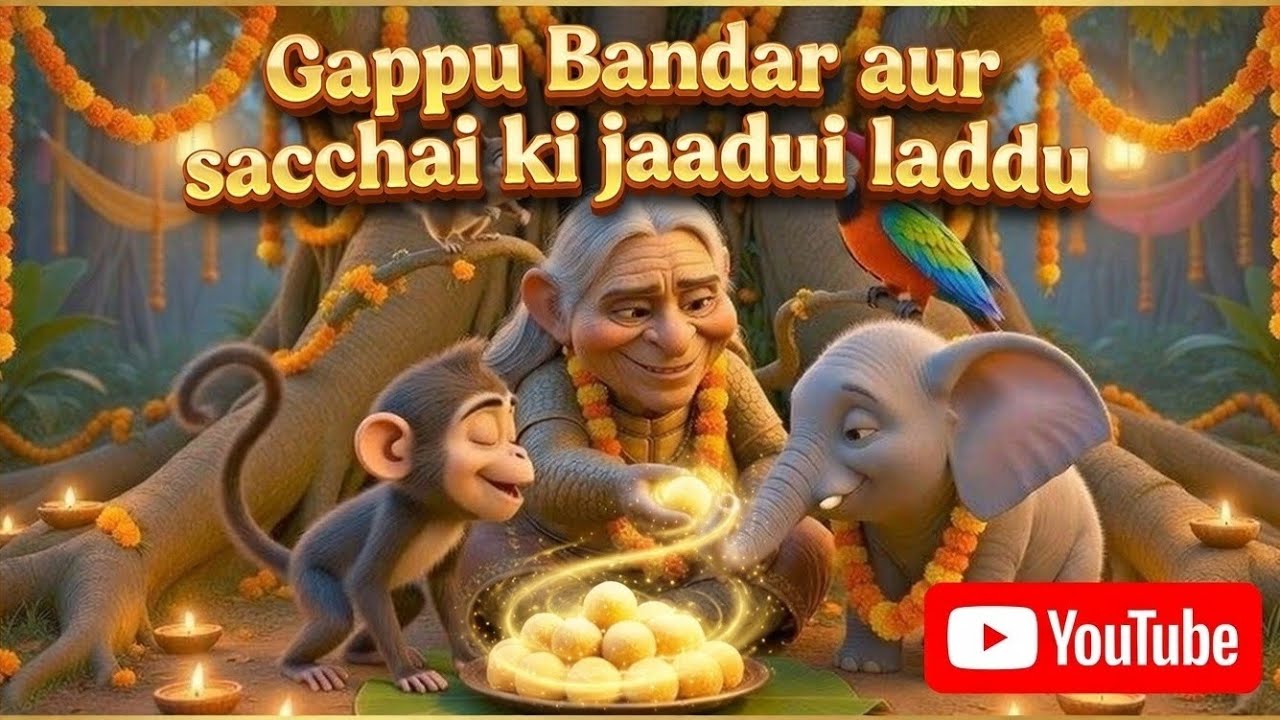 Gappu Bandar aur sacchai ki jaadui laddu