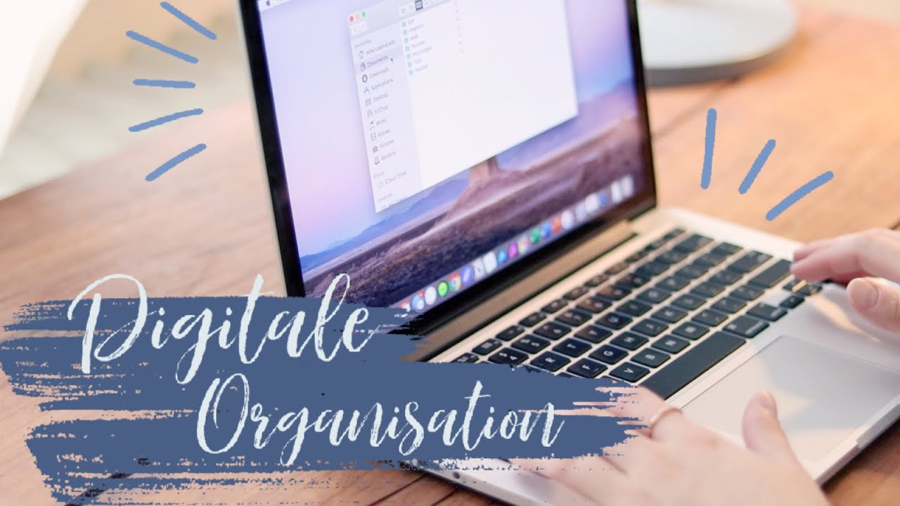 Digitale Organisation // Organisiert auf dem Laptop, Tablet und Handy