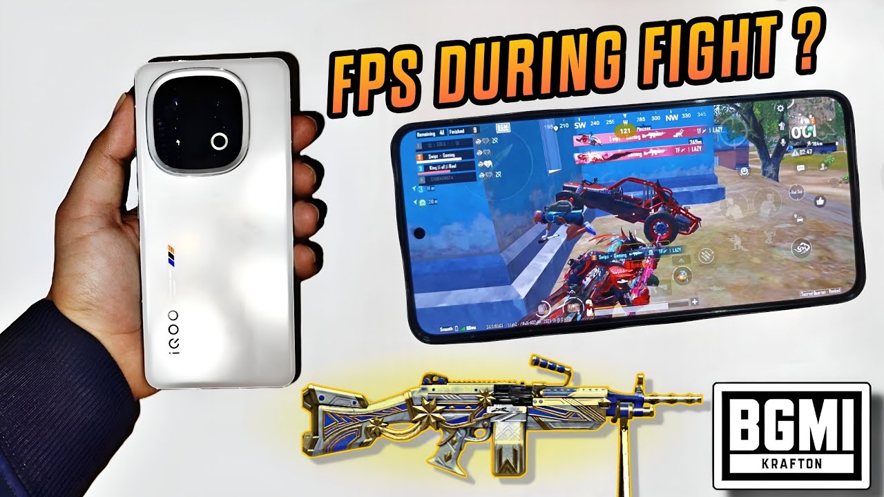 🔥IQOO 13 BGMI 3.6 UPDATE FPS DURING FIGHT | BGMI 3.6 UPDATE 120 FPS GAMEPLAY |📱IQOO 13 GAMING REVIEW
