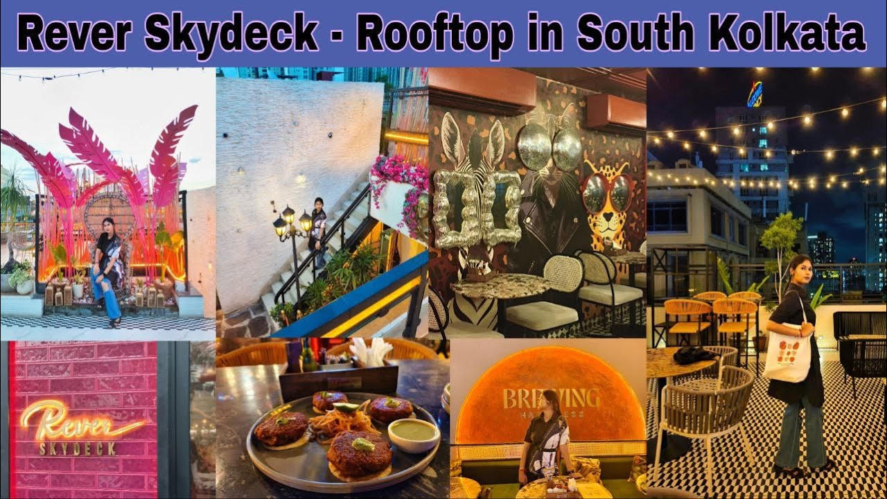 Rever Skydeck Cafe/ Victorian theme cafe in kolkata/ Rever Skydeck rooftop cafe at Topsia/ Rever