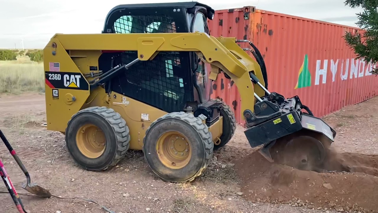 Skid Steer Trenching (Trenching Done Easy!)