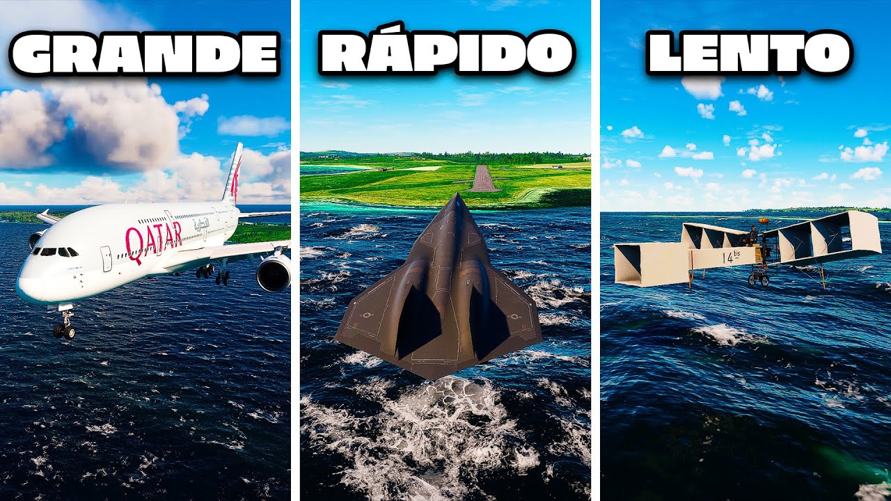 Fiz o voo mais curto do mundo com diferentes aviões