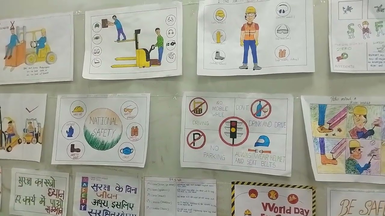 Safety, everyone's Responsibility.. drawing competition at my company the thim was industrial safety